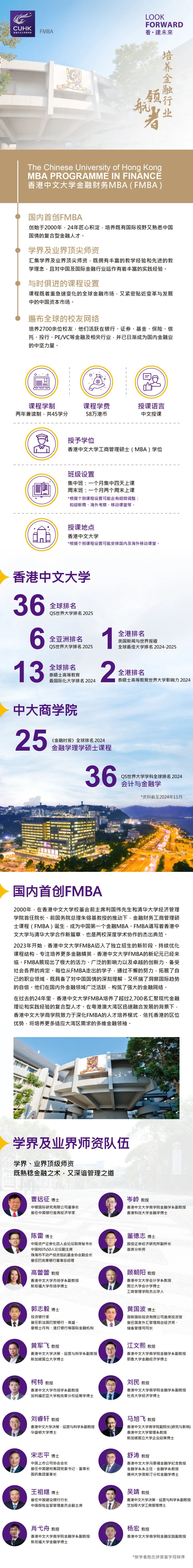 2025年了,邀您就读香港中文大学FMBA项目
